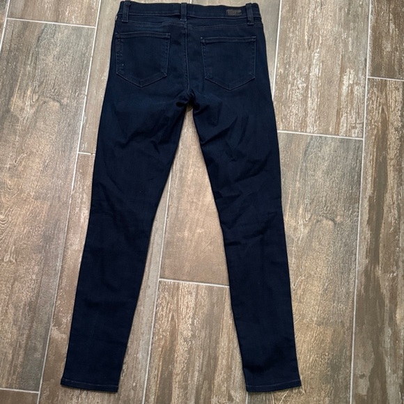 PAIGE Verdungo Ultra Skinny Dark Blue Jeans - Picture 6 of 10